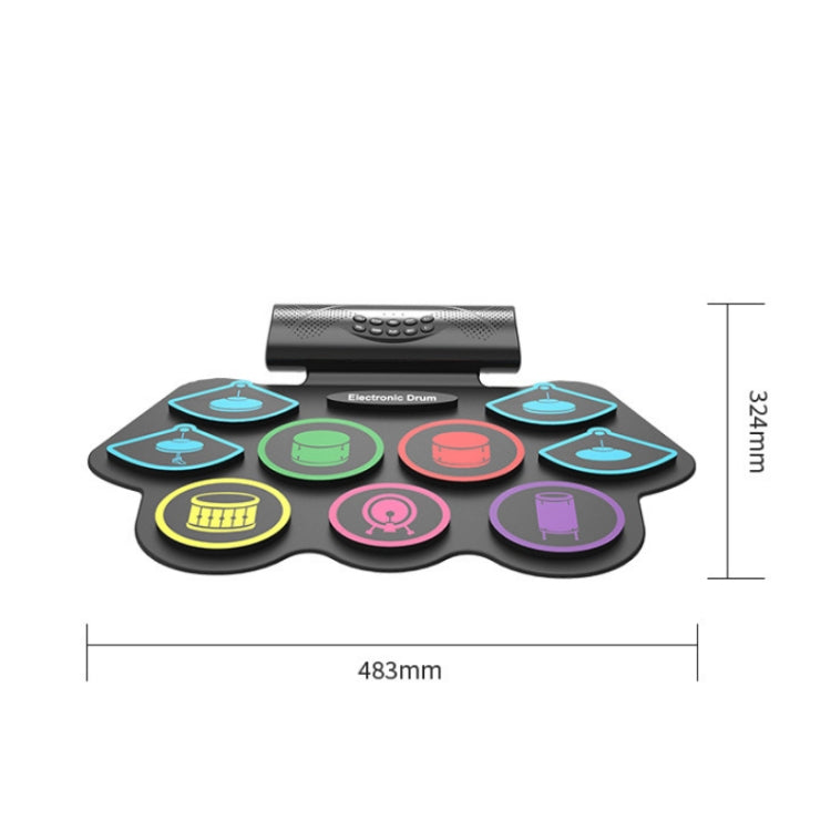 Juego de batería Bluetooth MD862M para principiantes Aprende a tocar batería electrónica portátil, MD862M