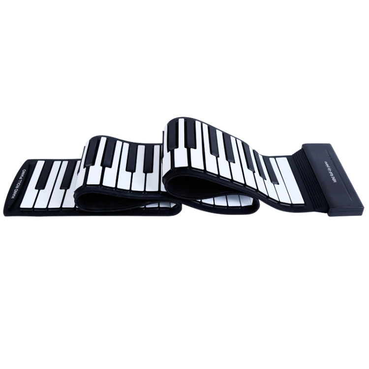 MIDI88 Piano plegable enrollado a mano de 88 teclas, teclado suave MIDI profesional, práctica simulada, Piano electrónico portátil, 88-Key