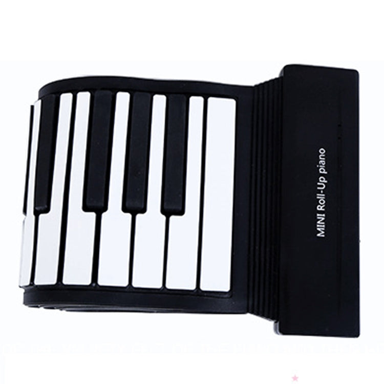 MIDI88 Piano plegable enrollado a mano de 88 teclas, teclado suave MIDI profesional, práctica simulada, Piano electrónico portátil, 88-Key