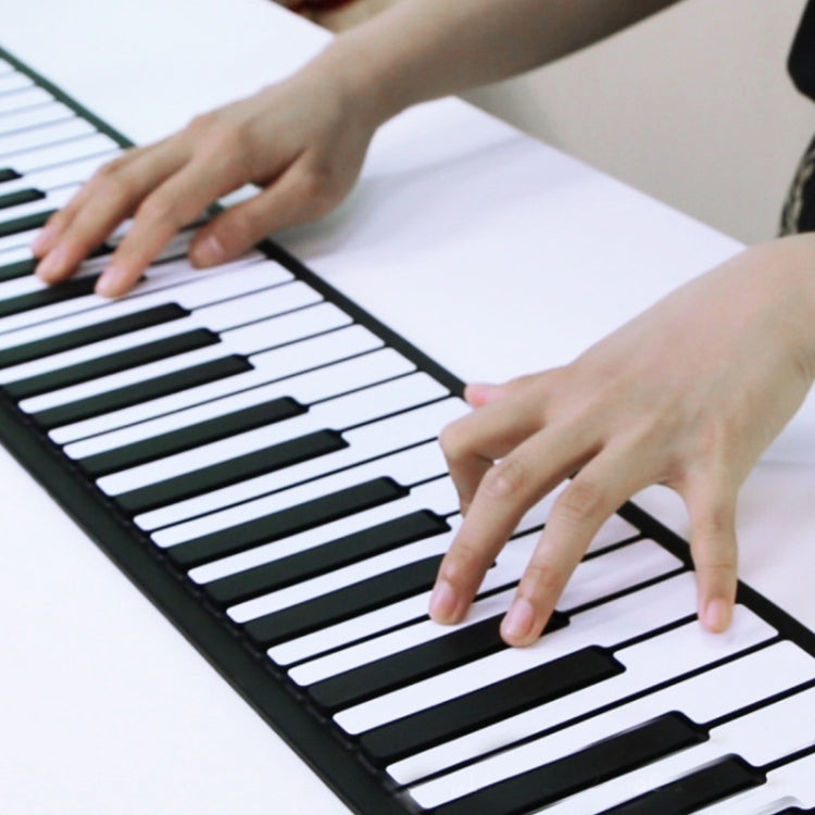MIDI88 Piano plegable enrollado a mano de 88 teclas, teclado suave MIDI profesional, práctica simulada, Piano electrónico portátil, 88-Key