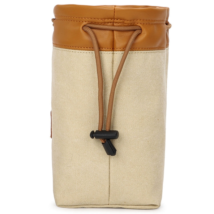 S.C.COTTON Bolsa con forro impermeable protección digital bolsa portátil para lentes SLR bolsa para micro cámara individual bolsa para fotografía, Beige L, Carbon Black L, Gray L, Beige M, Carbon Black M, Gray M, Beige S, Carbon Black S, Gray S
