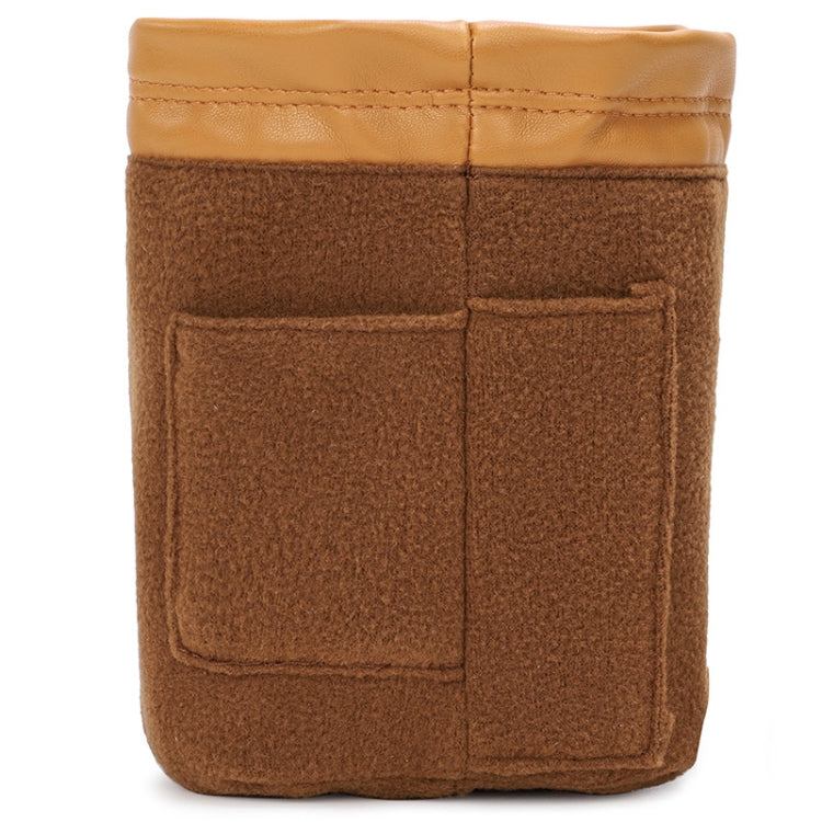 S.C.COTTON Bolsa con forro impermeable protección digital bolsa portátil para lentes SLR bolsa para micro cámara individual bolsa para fotografía, Beige L, Carbon Black L, Gray L, Beige M, Carbon Black M, Gray M, Beige S, Carbon Black S, Gray S