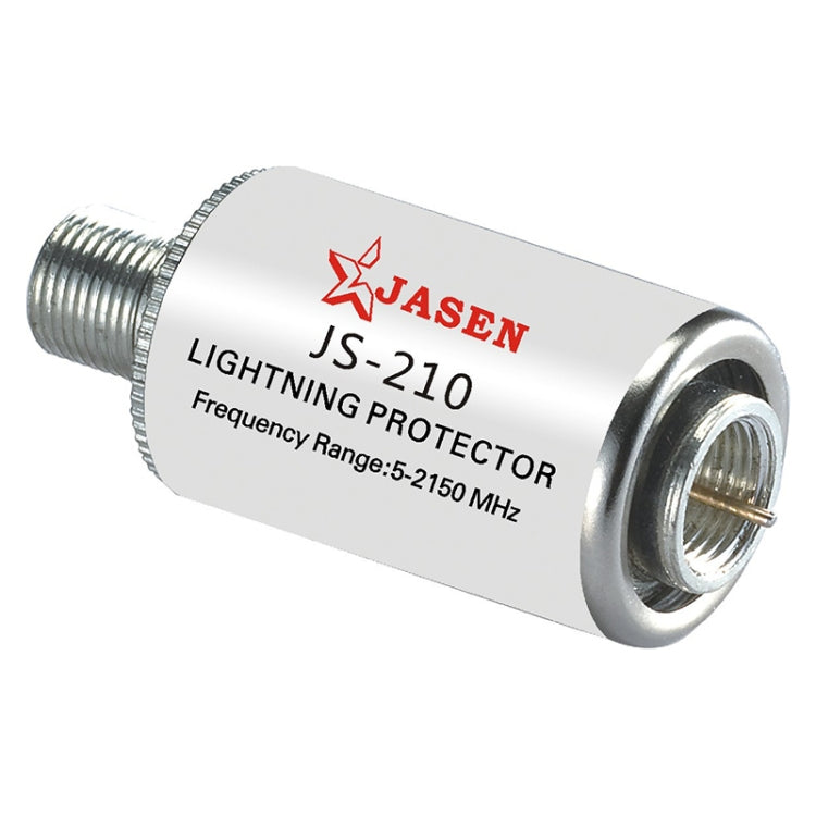 JS-210 5-2150MHz Protector de iluminación Coaxial Satélite TV Llight Dispositivos de protección Satélite Antena Pararrayos