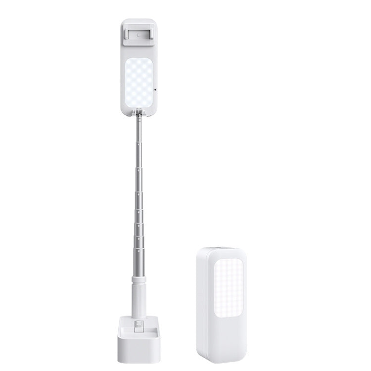 V6 1.3m Soporte inalámbrico de transmisión en vivo Luz de relleno de belleza Soporte plegable multifunción para exteriores