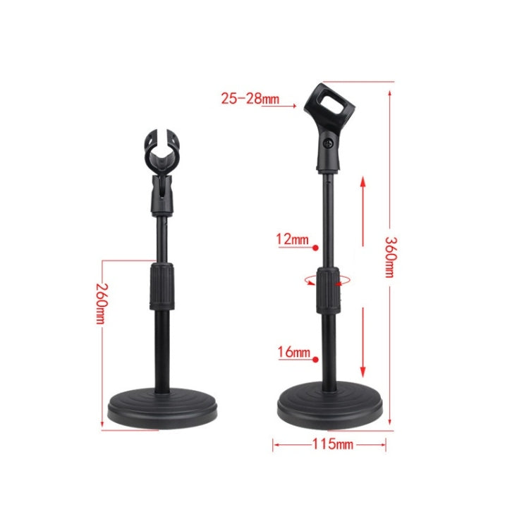 Soporte de micrófono para escritorio, soporte multifuncional para micrófono en vivo, 2 uds., without Lifting (ZM-01), with Lifting (ZM-02)