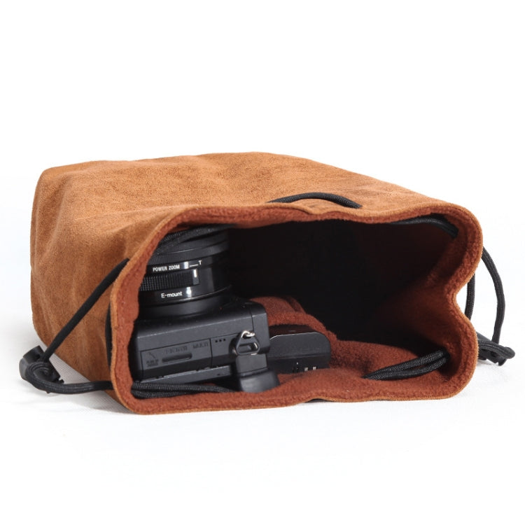 S.C.COTTON Liner Bolsa para lentes SLR portátil con protección digital a prueba de golpes Bolsa para cámara micro individual, Square Khaki L, Square Blue L, Square Gray L, Square Brown L, Square Black L, Square Khaki M, Square Blue M, Square Gray M    ...