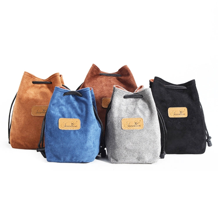 S.C.COTTON Liner Bolsa para lentes SLR portátil con protección digital a prueba de golpes Bolsa para cámara micro individual, Square Khaki L, Square Blue L, Square Gray L, Square Brown L, Square Black L, Square Khaki M, Square Blue M, Square Gray M    ...