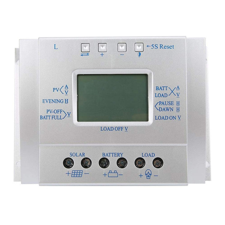 L60 12V / 24V 60A Controlador solar Voltaje de potencia Pantalla LCD Controlador de carga solar