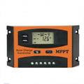 Controlador solar de identificación automática MPPT 12V/24V con salida USB, 30A, 40A, 50A, 60A