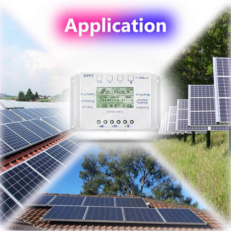 Controlador solar PWM MPPT T40-40A
