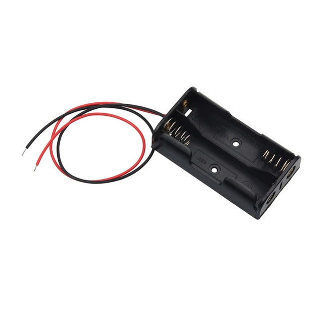 Caja de almacenamiento de batería de tamaño AA, 10 Uds., For 1 x AA Battery without Cover, For 2 x AA Batteries without Cover, For 3 x AA Batteries without cover, For 4 x AA Batteries without cover, For 8 x AA Batteries without cover                   ...