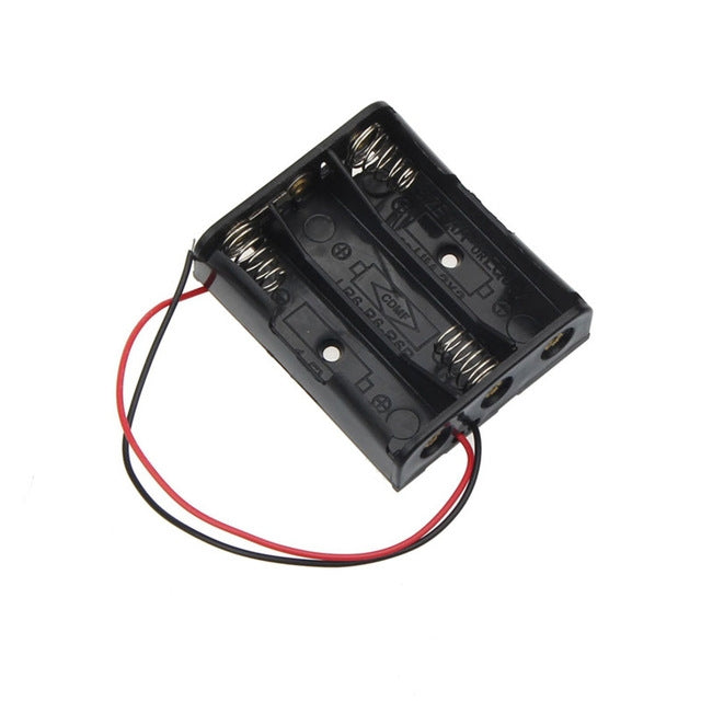 Caja de almacenamiento de batería de tamaño AA, 10 Uds., For 1 x AA Battery without Cover, For 2 x AA Batteries without Cover, For 3 x AA Batteries without cover, For 4 x AA Batteries without cover, For 8 x AA Batteries without cover                   ...