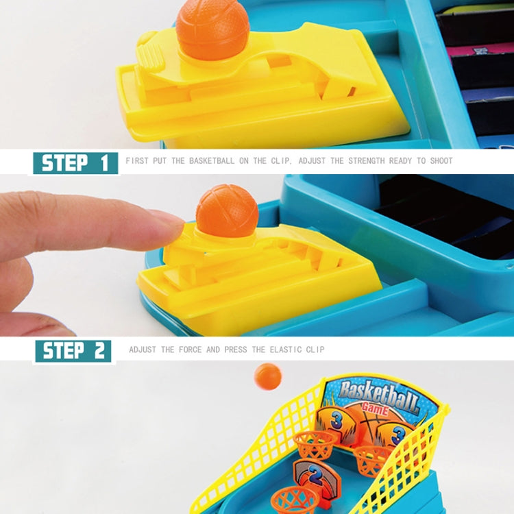 Mini juego de baloncesto de escritorio, soporte, máquina de disparo de dedo, juguetes interactivos para padres e hijos, Mini Desktop Basketball