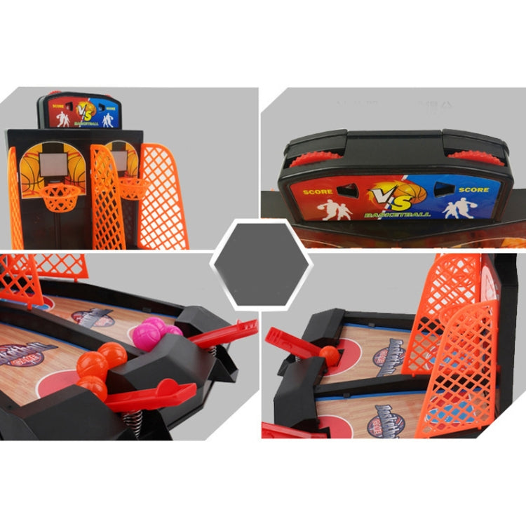 2 uds., juguetes de baloncesto de doble batalla, catapulta de dedo para niños, cancha de baloncesto, juego de disparos de escritorio para padres e hijos, 2 PCS Double Battle Basketball