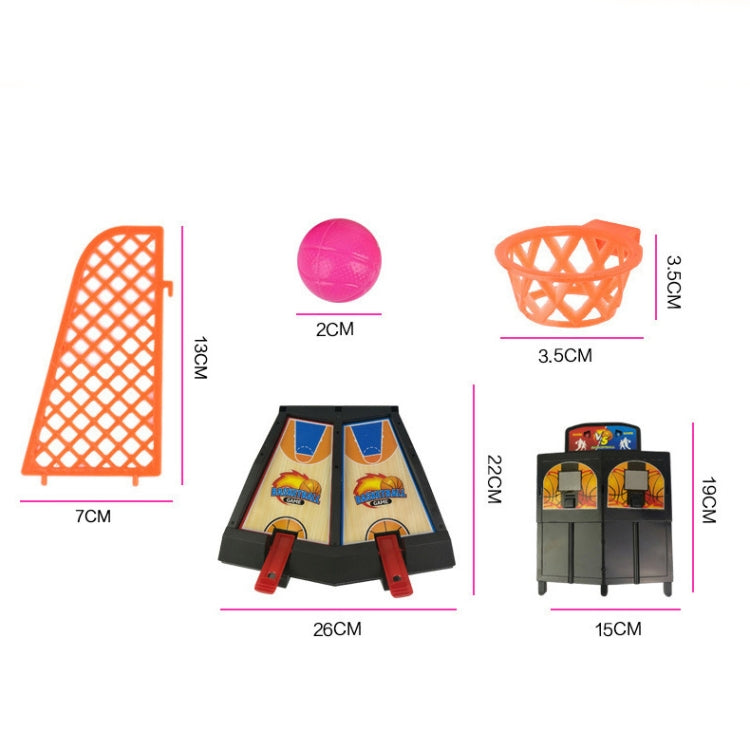 2 uds., juguetes de baloncesto de doble batalla, catapulta de dedo para niños, cancha de baloncesto, juego de disparos de escritorio para padres e hijos, 2 PCS Double Battle Basketball
