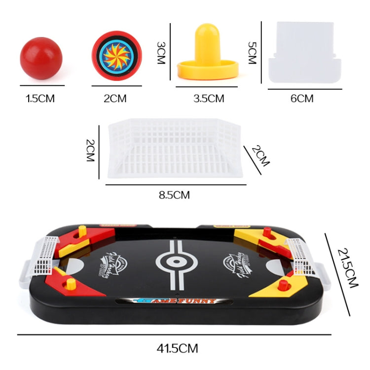 2 en 1, juego competitivo de batalla de escritorio de Hockey sobre hielo, Mini mesa de fútbol, juguetes educativos interactivos para padres e hijos, 2 In 1 Ice Hockey