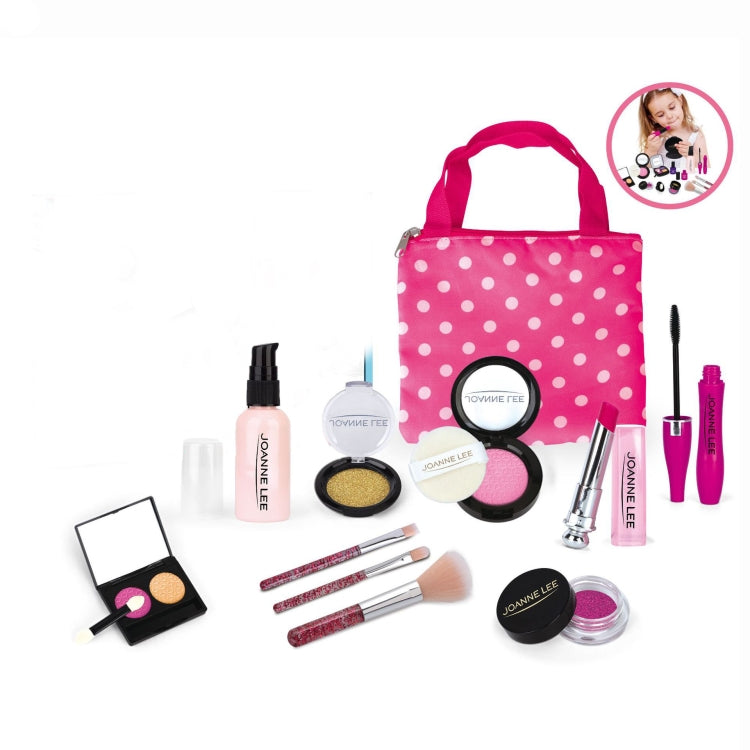 Juego de juguetes de cosméticos para niños Simulación de maquillaje para niñas Juguetes para juego de imitación, Estilo:, 11 PCS / Set Polka Dot Bag, 11 PCS / Set Graffiti Bag, 12 PCS / Set Sequin Bag, 12 PCS / Set Laser Bag
