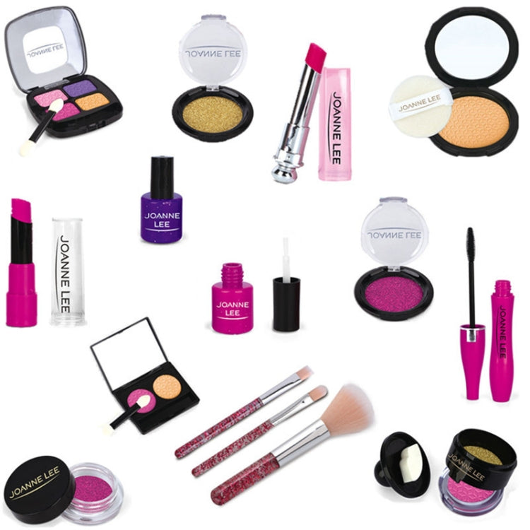 Juego de juguetes de cosméticos para niños Simulación de maquillaje para niñas Juguetes para juego de imitación, Estilo:, 11 PCS / Set Polka Dot Bag, 11 PCS / Set Graffiti Bag, 12 PCS / Set Sequin Bag, 12 PCS / Set Laser Bag
