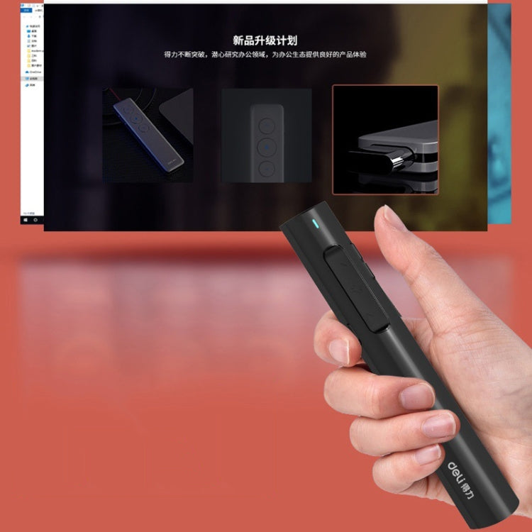 Deli 2.4G Flip Pen Presentación de Negocios Pluma de Control Remoto, 2801 Black (Red Light), 2801 White (Red Light), 2801G Black (Green Light), 2801G White (Green Light), TM2801 Black (Red Light), TM2801 White (Red Light)