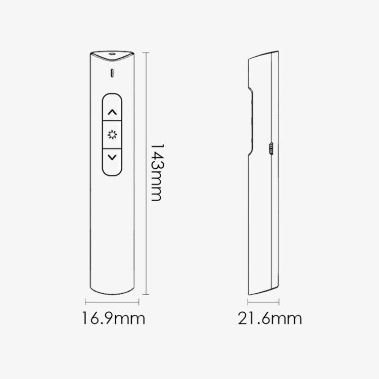 Deli 2.4G Flip Pen Presentación de Negocios Pluma de Control Remoto, 2801 Black (Red Light), 2801 White (Red Light), 2801G Black (Green Light), 2801G White (Green Light), TM2801 Black (Red Light), TM2801 White (Red Light)