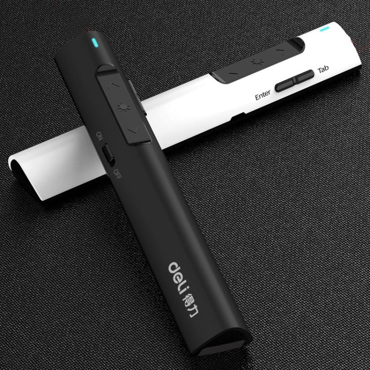 Deli 2.4G Flip Pen Presentación de Negocios Pluma de Control Remoto, 2801 Black (Red Light), 2801 White (Red Light), 2801G Black (Green Light), 2801G White (Green Light), TM2801 Black (Red Light), TM2801 White (Red Light)