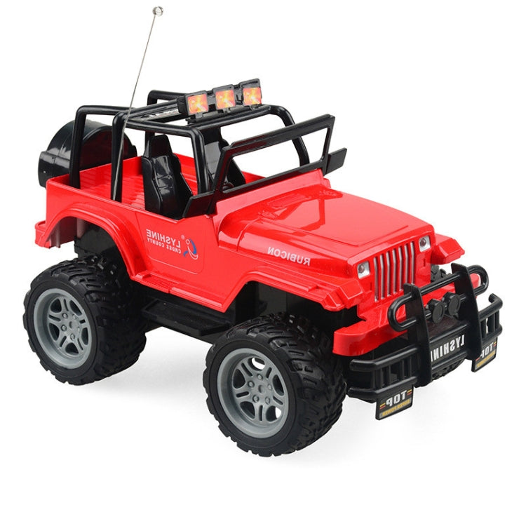 Juguete modelo de juguete de coche de Control remoto de cuatro vías eléctrico para niños, 1:18, Red SUV 6061