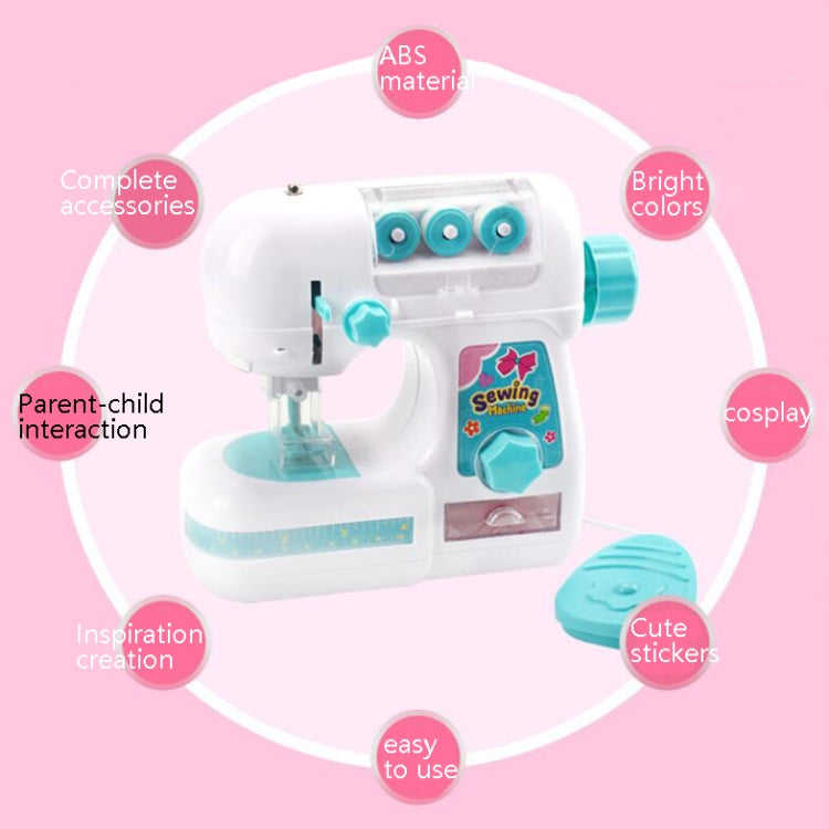 Máquina de coser eléctrica para niñas, pequeños electrodomésticos de juguete, juguete para jugar a las casitas, 7923 Small Size, 7920 Medium Size