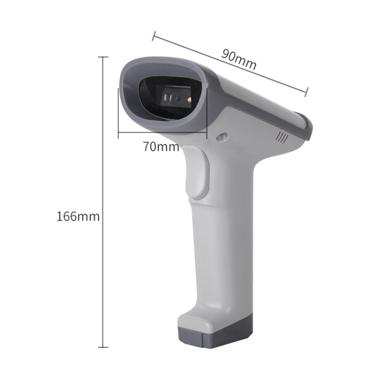 Deli 14950 Escáner bidimensional unidimensional Pistola de escaneo para catering de supermercado, Wired (Black), Wired (White), Wireless (Black), Wireless (White)
