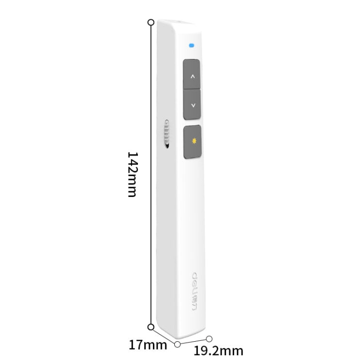 Deli-lápiz láser de 2,4 GHz para torneado de páginas, proyector de voz recargable, 2802PL (White), 2802PL (Black), 2802L (White), 2802L (Black)