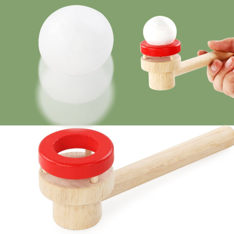 3 juegos de soplador de bolas suspendidas de madera, rompecabezas para niños, juguete de juego para padres e hijos, 3 PCS