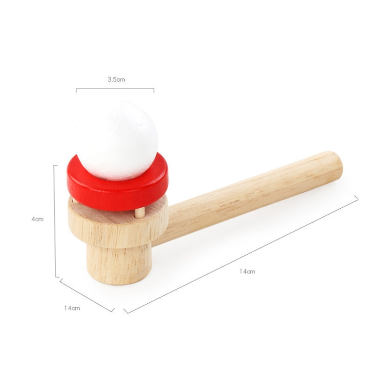 3 juegos de soplador de bolas suspendidas de madera, rompecabezas para niños, juguete de juego para padres e hijos, 3 PCS