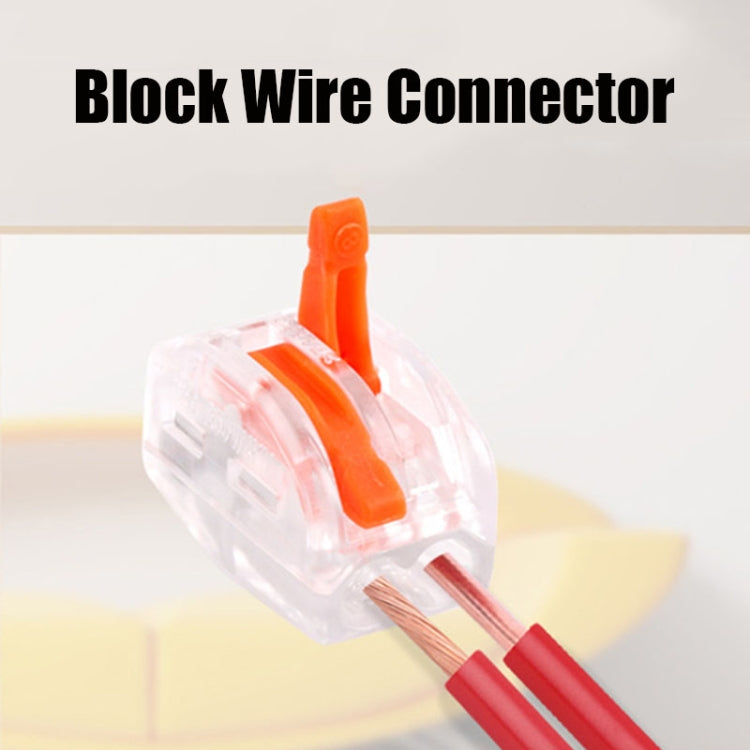 10 PCS VSE-412W Terminal Building Cableado Push-in Connector Terminal de conexión rápida, VSE-412W