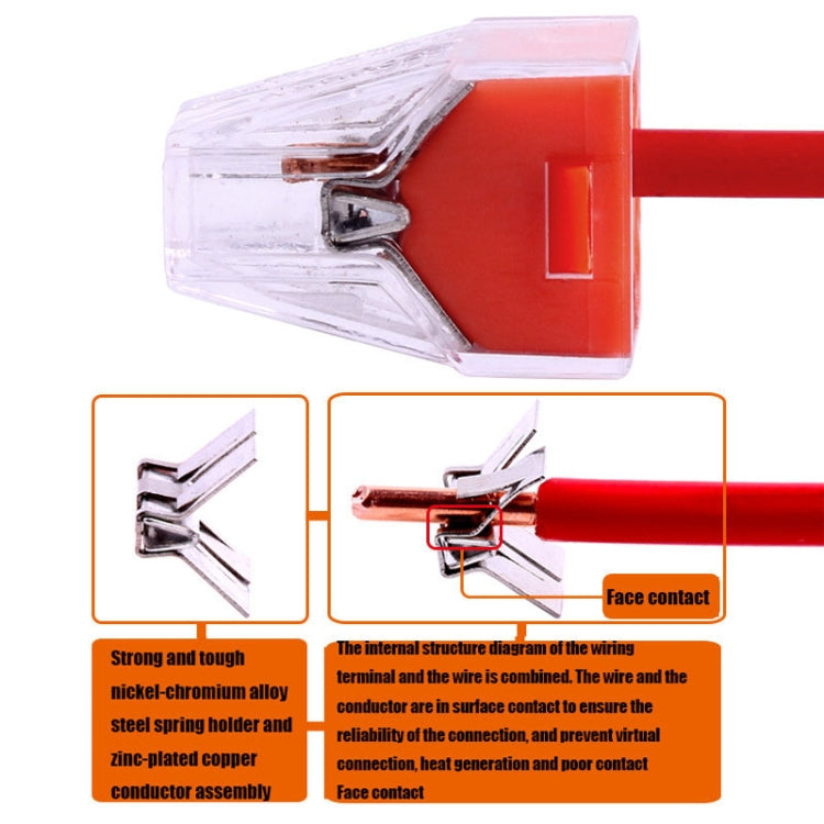 10 terminales de conector de cable rápido VSE-104.