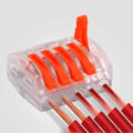 10 PCS VSE-415W Conector de cable Terminal transparente, VSE-415W