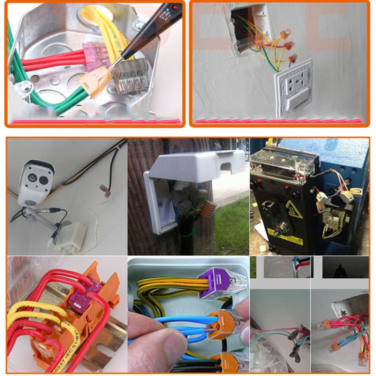 10 PCS VSE-415W Conector de cable Terminal transparente, VSE-415W