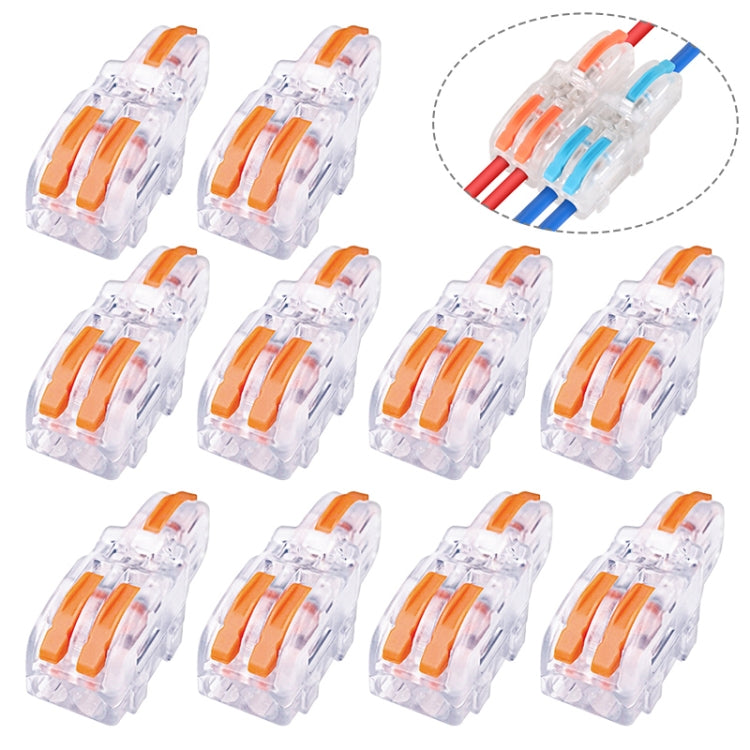 Terminal de conexión rápida de alambre de cobre a tope de alambre de rama multifunción de 10 piezas, F12 Orange Handle One in Two Out, F12 Blue Handle One in Two Out, F12 Yellow Handle One in Two Out, F13 Orange Handle One in Three Out                 ...