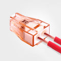 10 Uds 602A cable conector rápido bloque de terminales enchufable divisor paralelo tapa de crimpado conector aislado de cobre