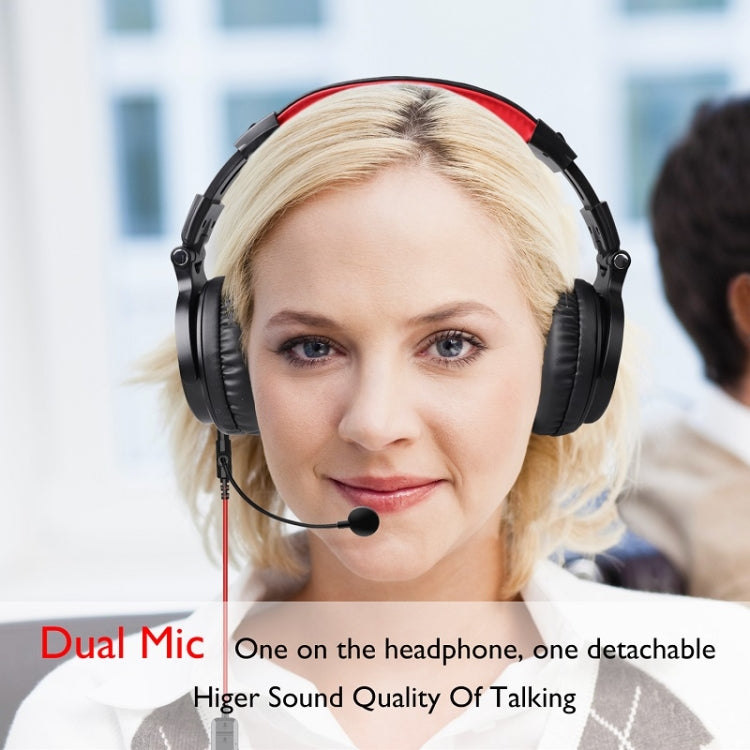 Auriculares OneOdio Game Anchor Wire Auriculares, With Bluetooth (Black & Red), Without Bluetooth (Green )