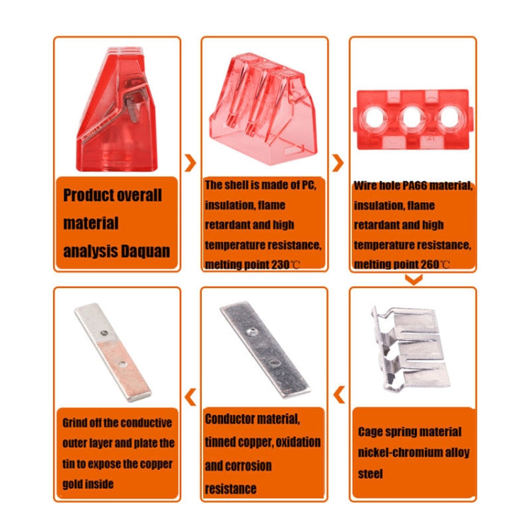 10 piezas VSELE VSE-103DBloque de terminales Conector de cable PCT