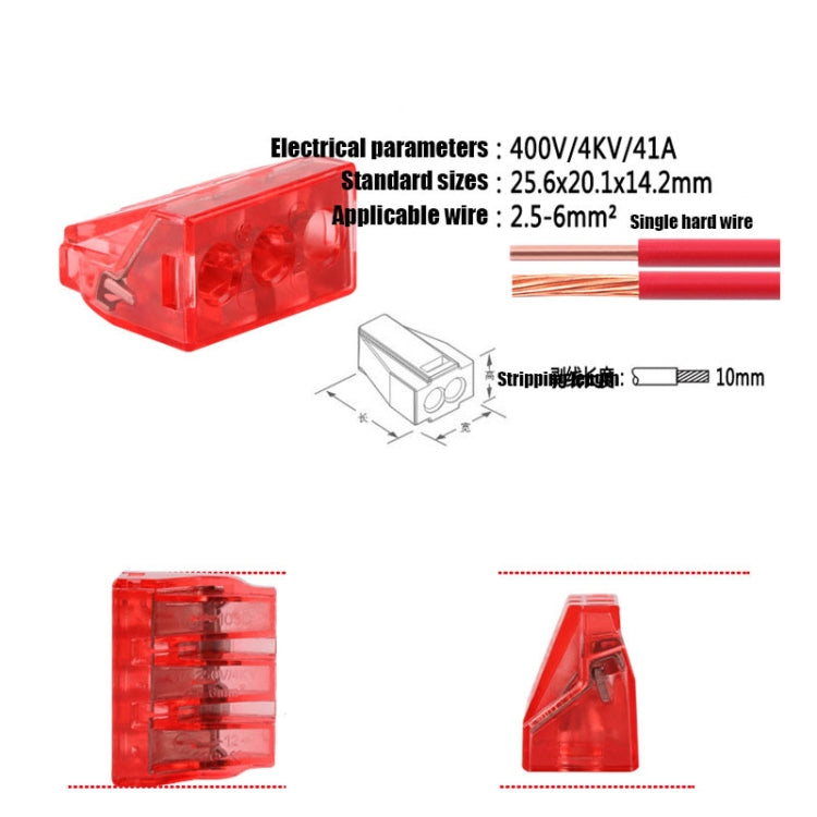 10 piezas VSELE VSE-103DBloque de terminales Conector de cable PCT