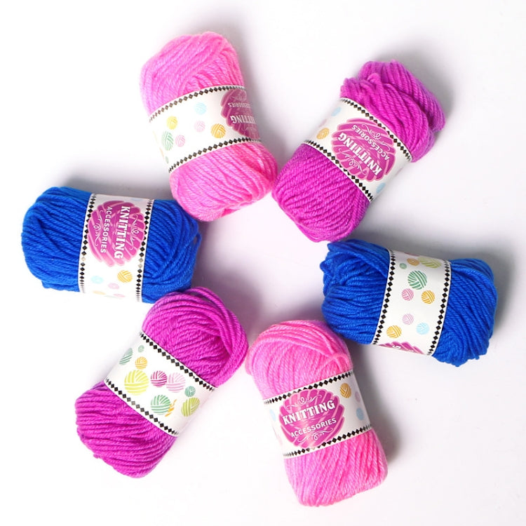 DIY Girl Knitting Bufanda Sombrero Hilo de lana, entrega de color al azar, Knitting Wool