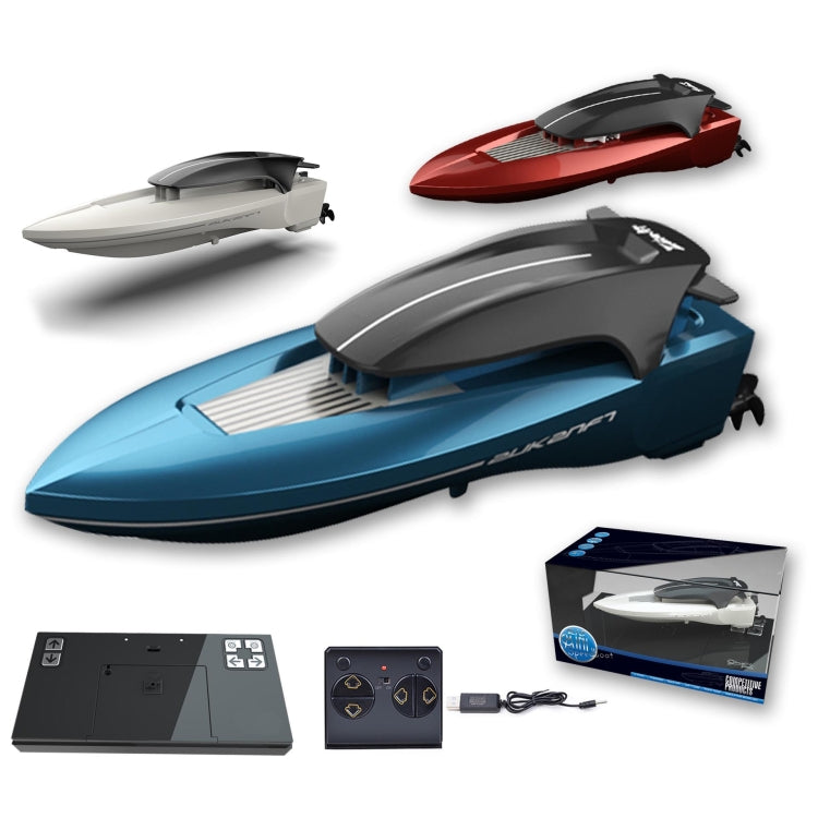 Mini lancha eléctrica inalámbrica para niños, modelo de barco de simulación, barco de juguete con Control remoto