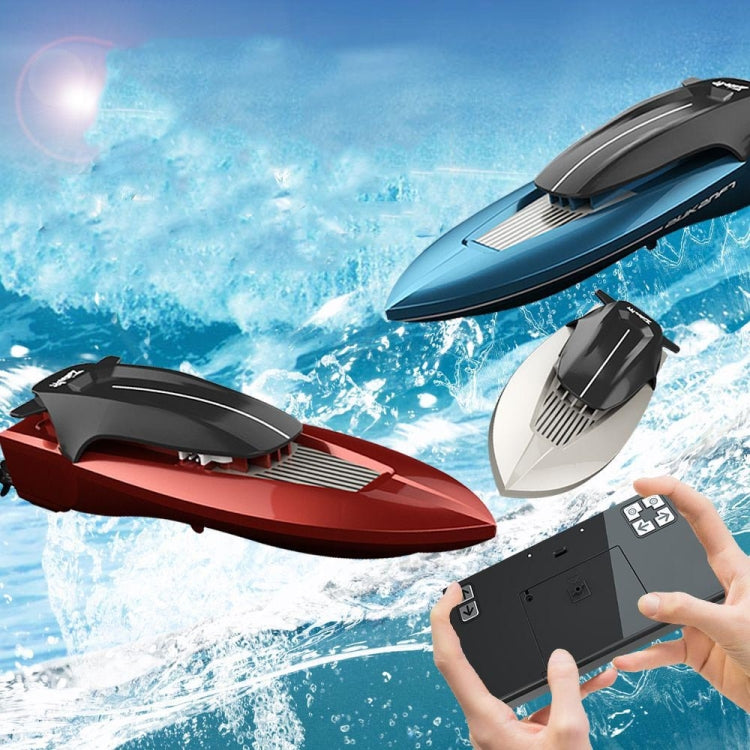 Mini lancha eléctrica inalámbrica para niños, modelo de barco de simulación, barco de juguete con Control remoto