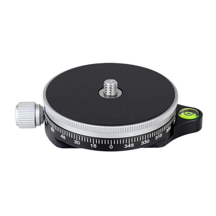Xiletu TPC60 Soporte de trípode de cabeza panorámica giratoria de 360 grados Placa base de cámara SLR, TPC60