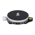 Xiletu TPC60 Soporte de trípode de cabeza panorámica giratoria de 360 grados Placa base de cámara SLR, TPC60