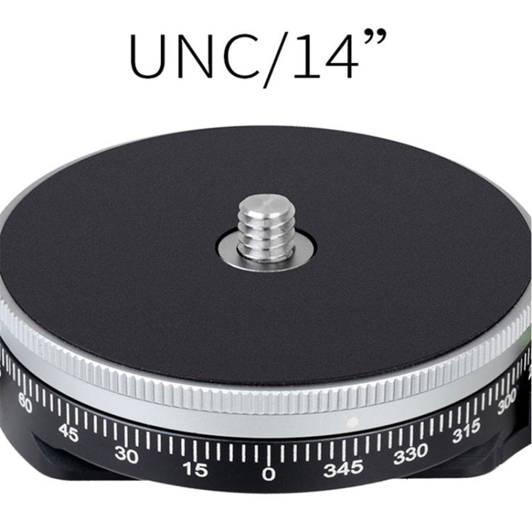 Xiletu TPC60 Soporte de trípode de cabeza panorámica giratoria de 360 grados Placa base de cámara SLR, TPC60