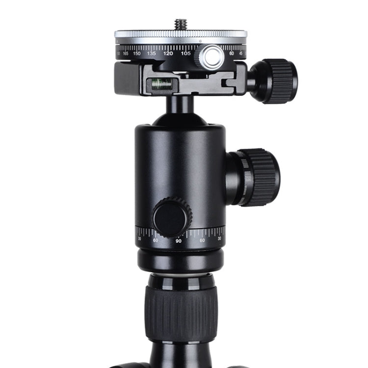 Xiletu TPC60 Soporte de trípode de cabeza panorámica giratoria de 360 grados Placa base de cámara SLR, TPC60