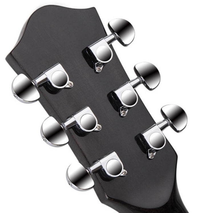 Guitarra Acústica Folk Para Principiantes Entrenamiento Y Enseñanza De Instrumentos De Cuerda, 41 Inch (Black), 41 Inch (Log Color), 41 Inch (Blue), 41 Inch (Sunset Yellow), 38 Inch (Black), 38 Inch (Log color), 38 Inch (Blue), 38 Inch (Sunset Color)  ...