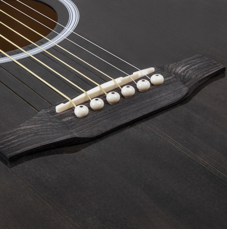 Guitarra Acústica Folk Para Principiantes Entrenamiento Y Enseñanza De Instrumentos De Cuerda, 41 Inch (Black), 41 Inch (Log Color), 41 Inch (Blue), 41 Inch (Sunset Yellow), 38 Inch (Black), 38 Inch (Log color), 38 Inch (Blue), 38 Inch (Sunset Color)  ...