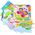 Palillos Clip Beads Juguetes educativos Coordinación mano-ojo Concentración Entrenamiento Juguetes Entrega de color al azar, Chopsticks Clip Beads